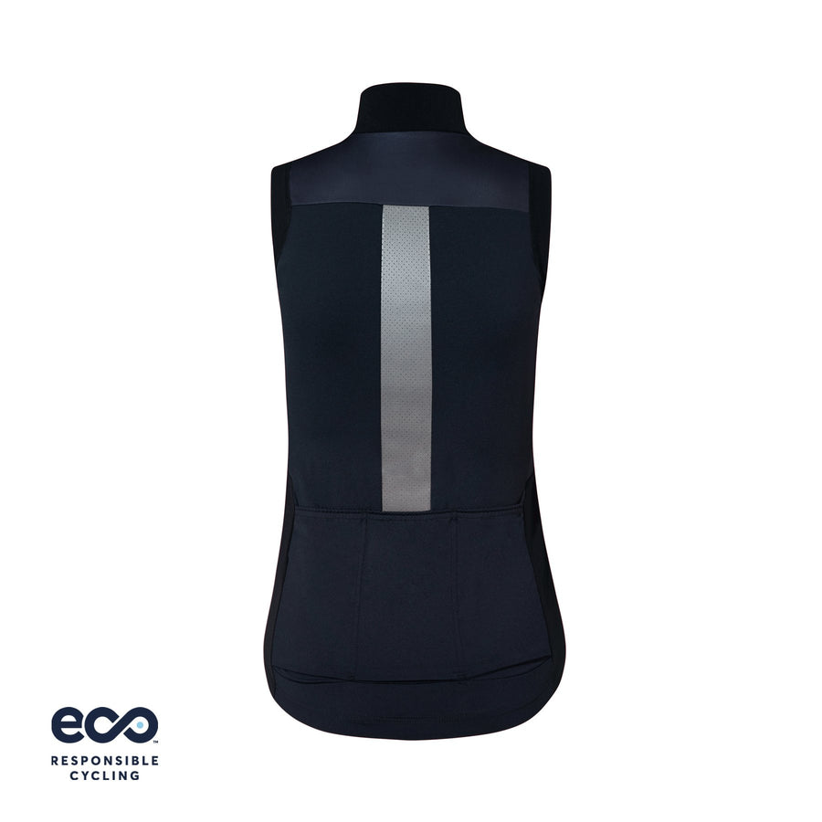 DAMES JULES GILET WET NAVY ECO